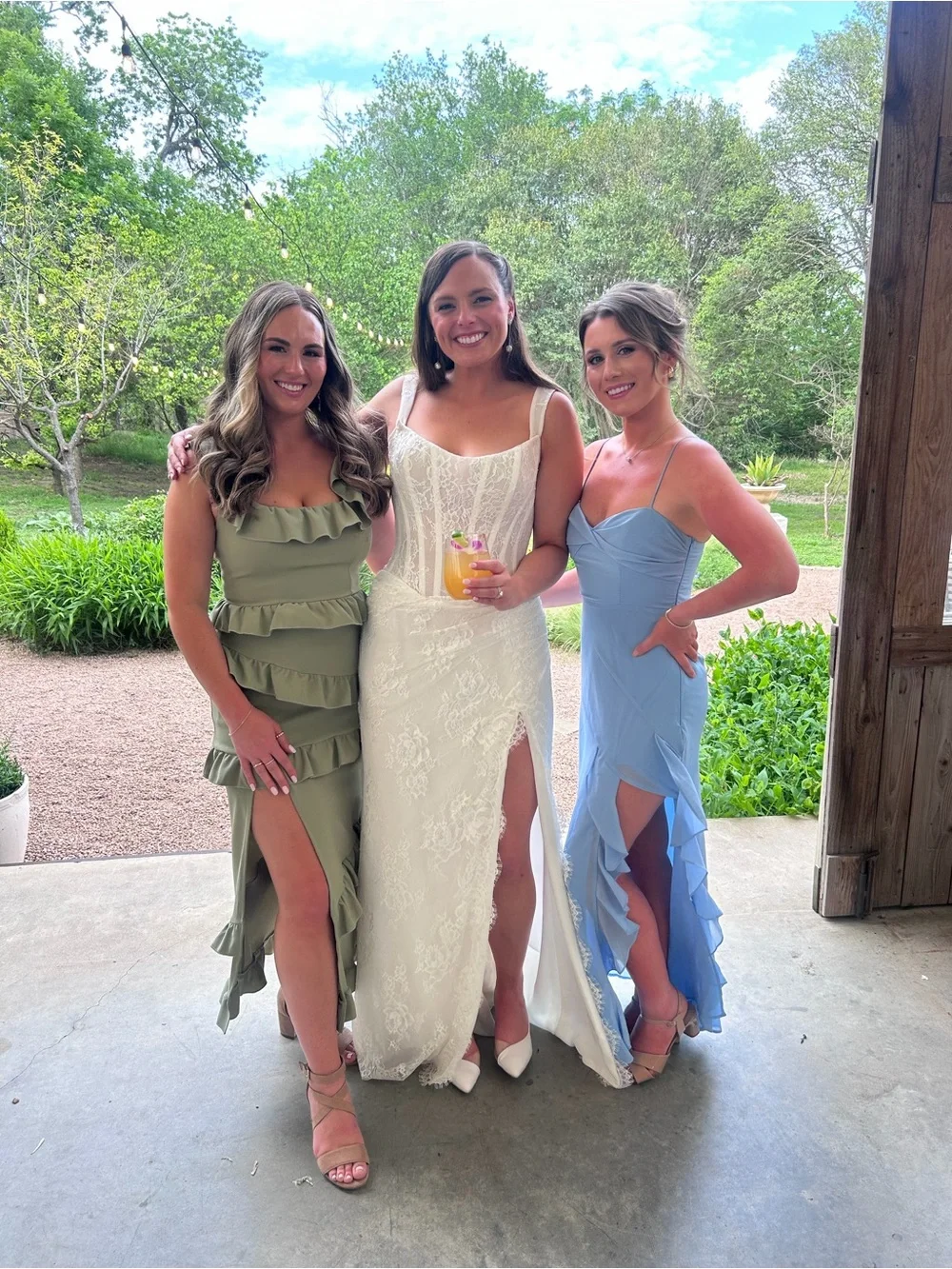 Billy J Kiyah Midi Bridesmaid Dress Blue - Picture 6 of 6
